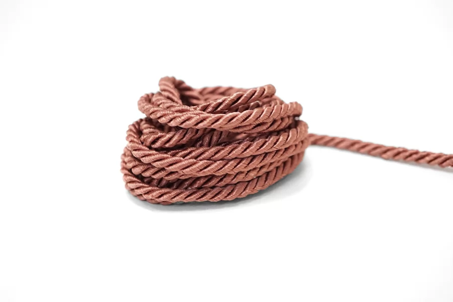 Шнур гайтановый Розовое какао 4 мм KR3D 18042601