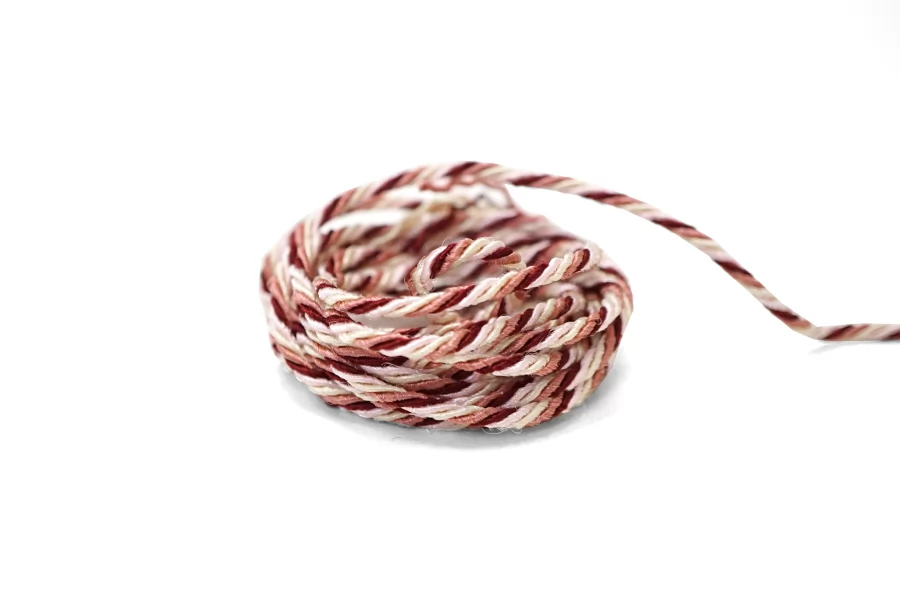 Шнур гайтановый Винно-молочно-розовый 3 мм KR3D 18042620