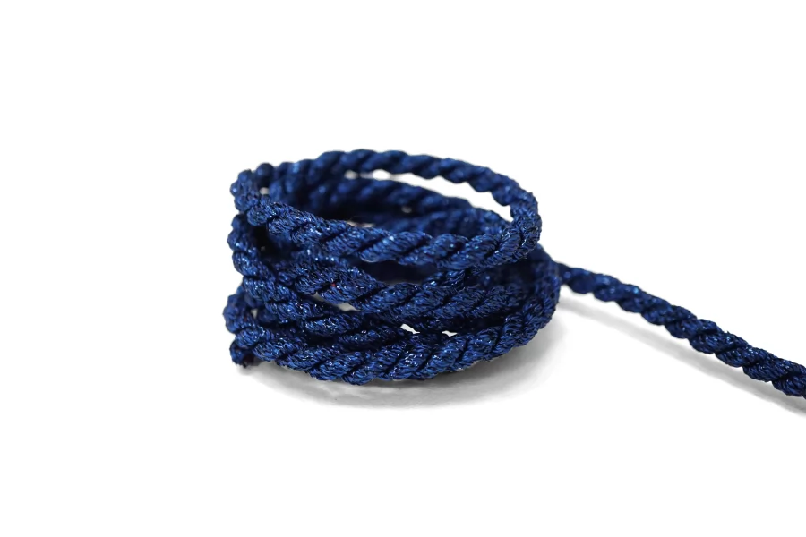 Шнур Сине-ягодный с люрексом 5 мм KR3D 18042626