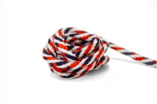 Шнур плетеный круглый Красно-бело-синий 6 мм LA30\2 18042667