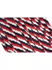 Шнур плетеный круглый Красно-бело-синий 9 мм LA30\2 18042669