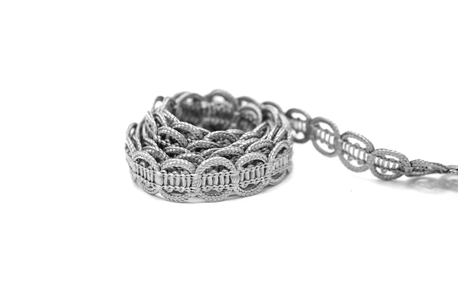 Тесьма декоративная Серая 1 см ST7 18042676