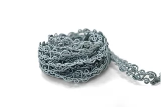 Тесьма декоративная Серая 1 см ST7 18042678