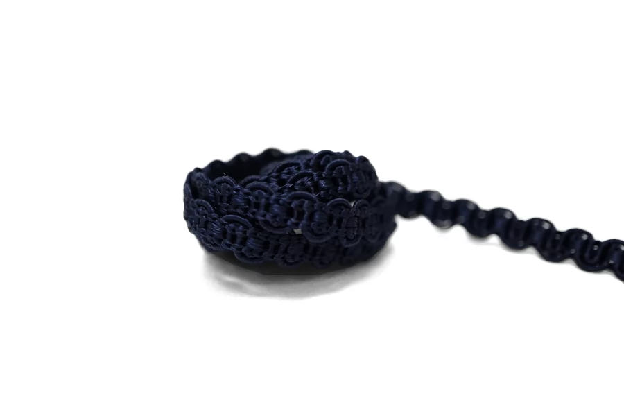 Тесьма декоративная Тёмно-синяя 0,5 см KR-6E 18042682