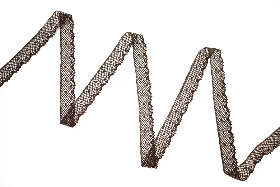 Кружево Тёмно-коричневое 1.6 см KR-7C 18042687