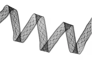 Кружево Чёрное 3 см KR-7C 18042688