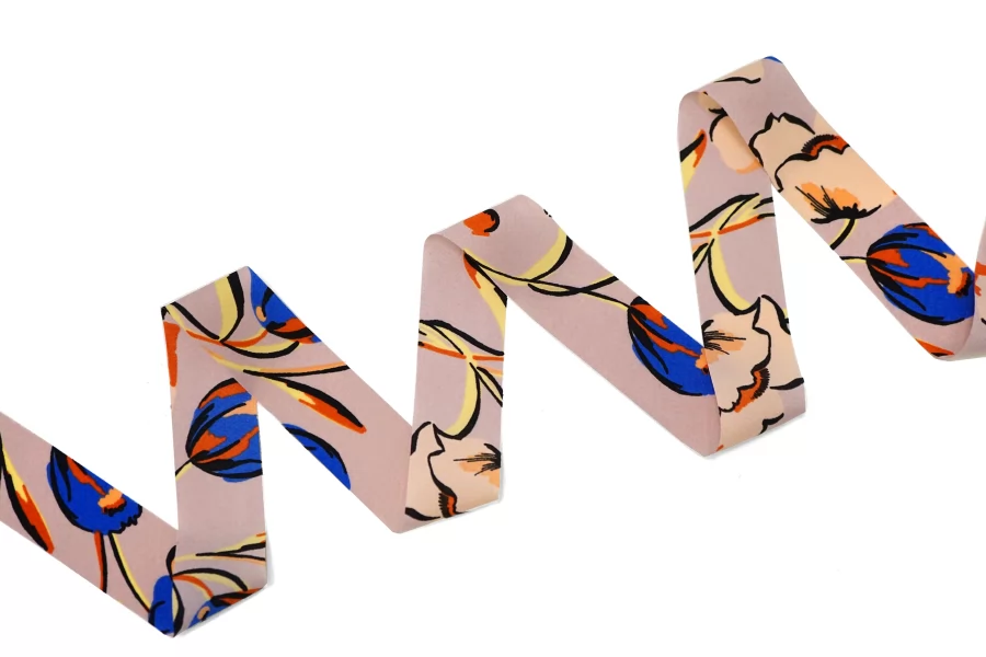 Косая бейка Пыльно-розовая 3 см SHA60\2 19042611