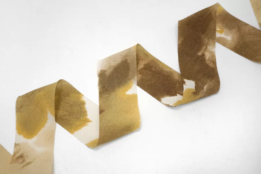 Косая бейка шёлковая Бежевая MARELLA 2.8 см SHA60\1 19042627