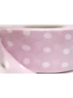 Косая бейка шёлковая Розовая в горошек MARELLA 3.2 см SHA60\1 19042633