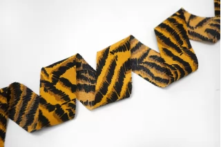 Косая бейка вискозная Полоска на охристом MARELLA 2.8 см SHA60\1 19042638