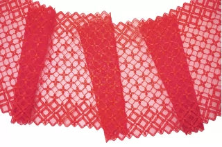 Вышивка на сетке Красная 20 см KR-4E 19042682