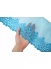 Вышивка на сетке каймовая Голубая 17 см KR-4E 19042687