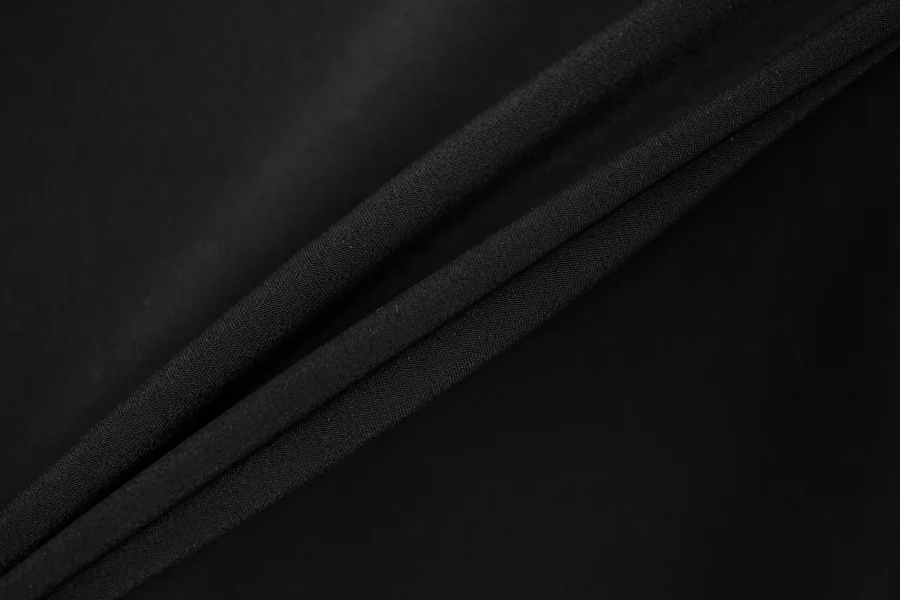Крепдешин шёлк с вискозой MAX MARA Чёрный MM H30/1 O50 20042654
