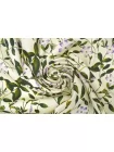 Хлопок костюмный рогожка MAX MARA Цветы на бледно-жёлтом MM H11/2 A70 20042674