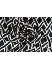 Вискоза твиловая MAX MARA Кремово-чёрная MM H21/12 i30 20042688