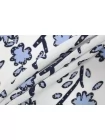 Креповая вискоза MAX MARA Сине-голубые цветы MM H21/6 i50 21042608