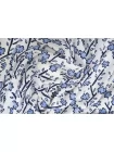 Креповая вискоза MAX MARA Сине-голубые цветы MM H21/6 i50 21042608