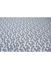 Креповая вискоза MAX MARA Сине-голубые цветы MM H21/6 i50 21042608