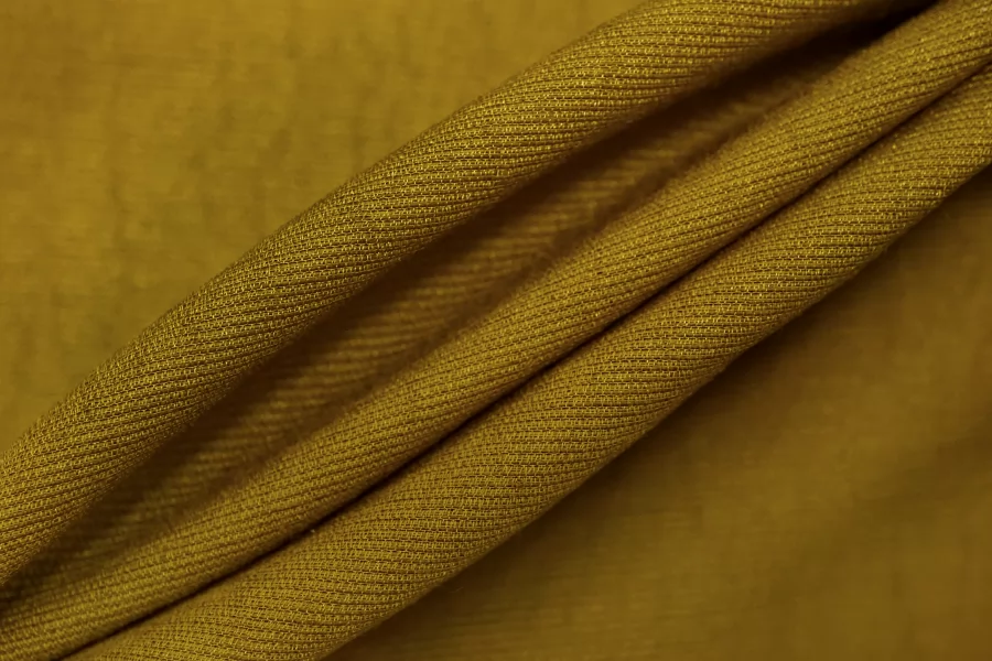 Шерсть с шёлком плательно-блузочная MAX MARA Горчичная MM H61/4 ii10 21042613