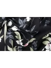 Вискоза твиловая MAX MARA Цветы на чёрном MM H21/9 i60 21042616