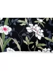 Вискоза твиловая MAX MARA Цветы на чёрном MM H21/9 i60 21042616