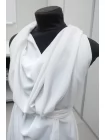 Крепдешин шелк с ацетатом MAX MARA Молочный MM H30/5 О40 21042626