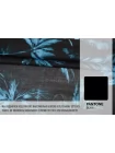 Батист хлопковый MARINA RINALDI Чёрно-голубой цветочный MM H2/2 A33 21042633