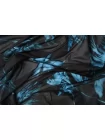 Батист хлопковый MAX MARA Чёрно-голубой цветочный MM H2/2 A33 21042633