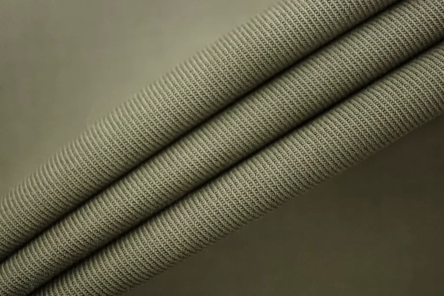 Плащевый хлопок водоотталкивающий BURBERRY Зелёный хаки BRS H53/1 KK50 26012607