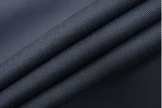 Хлопок костюмный "под велюр" BURBERRY Темно-синий BRS H10/5 E77 26012642