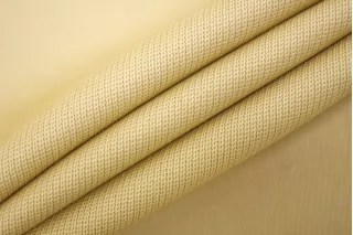 Костюмная шерсть на хлопке утеплённая BURBERRY Светло-песочная BRS H59/1 jj30 26012644