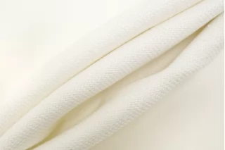 Лён с хлопком дабл двусторонний костюмный Молочный BRS H15/1  F20 26012651