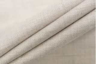 Фланель хлопковая плательно-рубашечная Бело-бежевый меланж BRS H12 B70 26012658