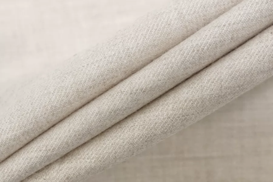 Фланель хлопковая плательно-рубашечная Бело-бежевый меланж BRS H12 B70 26012658