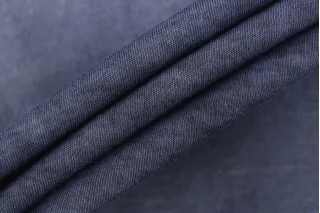 Трикотаж хлопковый кулирка тонкий Дымчатый синий тай-дай KZ H38/4 V50 5042539