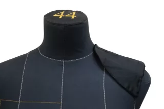 Плечевые накладки (подплечники) составные атласные ПАРНЫЕ Чёрные McQueen FR2/01 8052601