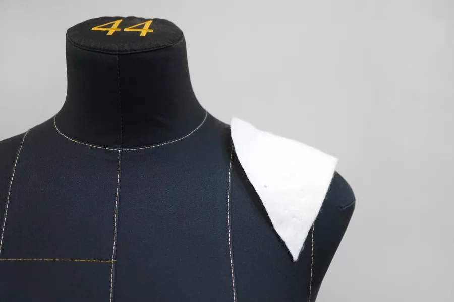 Плечевые накладки (подплечники) составные сшивные ПАРНЫЕ Белые McQueen FR2/08 8052611
