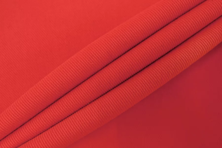 Хлопок-стрейч костюмный «под велюр» Кораллово-красный TRC H10/7 E55 11122510