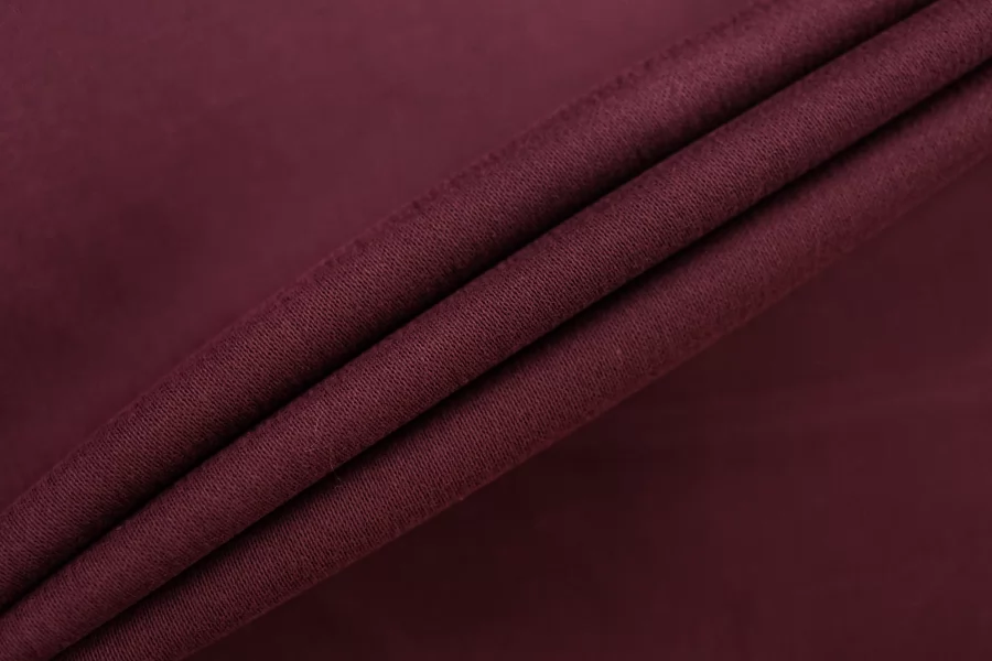 Сатин-стрейч хлопковый костюмный "под велюр" Марсала TRC H10/7 e55 11122513