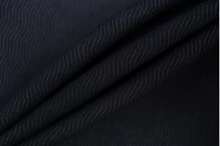 Джинса-стрейч хлопковая фактурная Тёмно-синяя TRC H14/6 MM50 11122518