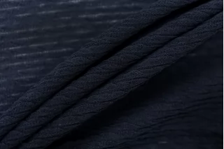 Трикотаж хлопковый фактурный Тёмно-синий TRC H41/2 V00 11122568