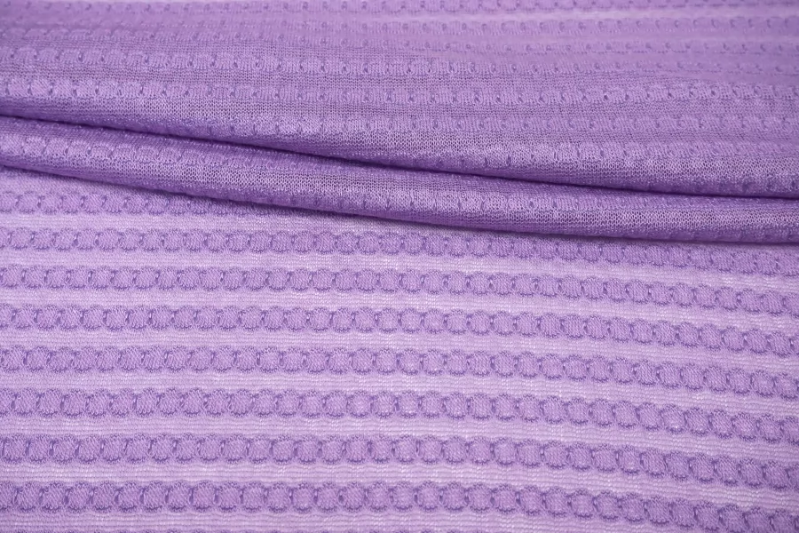 Трикотаж хлопковый фактурный ARMANI Сиреневый TRC H41/2 V00 11122570