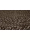 Трикотаж хлопковый геометрия ARMANI Тёмно-коричневый TRC H47/6 X40 11122571