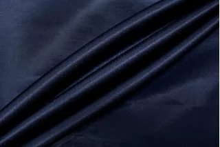 Атлас хлопковый с вискозой костюмно-плательный Тёмно-синий TRC H10/9 E77 12122516