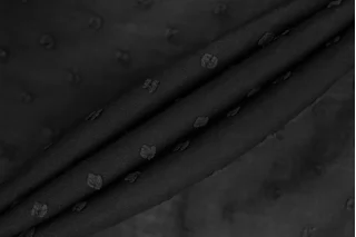 Батист хлопк с шёлком филькупе FENDI Чёрный TRC H3 O10 12122522