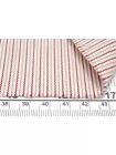 Хлопок костюмно-плательный в полоску THOM BROWNE Красно-бело-горчичный TRC H11/1 B70 12122542