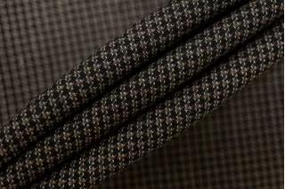 Хлопок костюмный THOM BROWNE Чёрно-коричневый TRC H11/1 B70 12122543