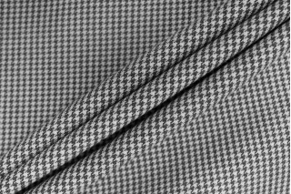 Хлопок с вискозой костюмный Гусиная лапка бело-серая TRC H12 B70 12122548