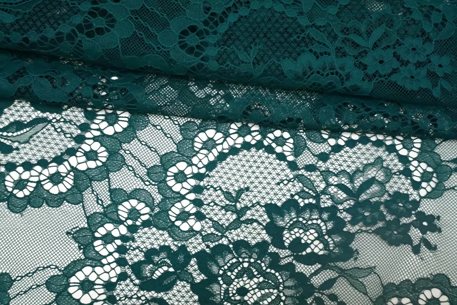 Кружево ANIYE BY КУПОН  Тёмно-изумрудное TRC H35 F44 12122571