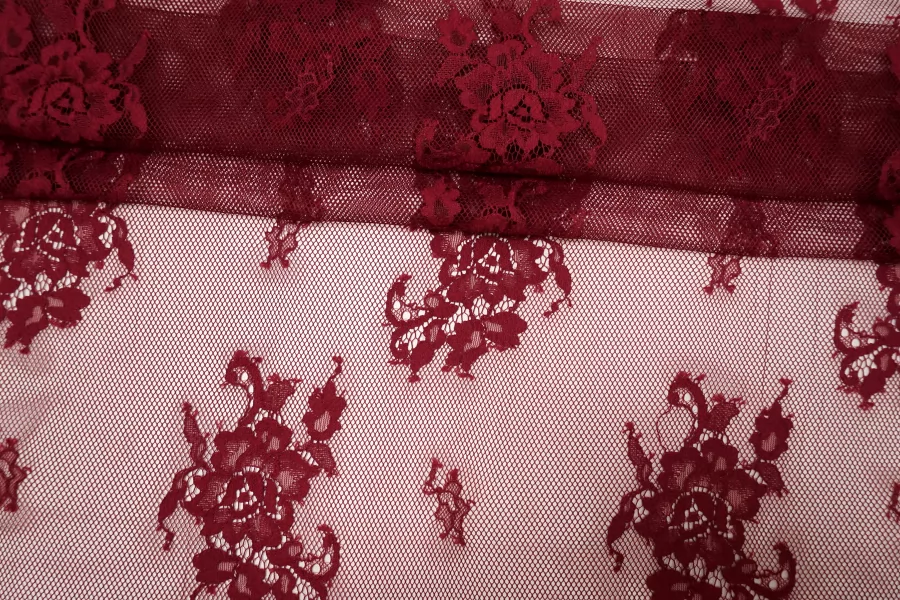 Кружево КУПОН ANIYE BY Винно-бордовое TRC H00 EE00 12122572